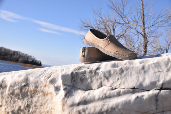 Vermont House Shoes: Loafer - Stone