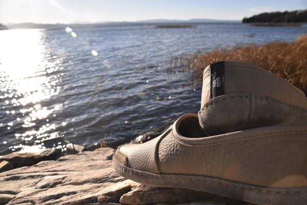 Vermont House Shoes: Loafer - Stone - lake 