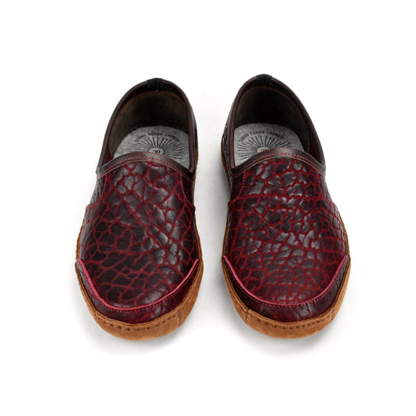 Vermont House Shoes: Loafer - Chili Bison