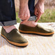 Vermont House Shoes: Loafer - Olive