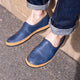 Vermont House Shoes: Loafer - Cobalt - on foot
