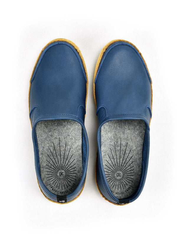 Vermont House Shoes: Loafer - Cobalt - top view