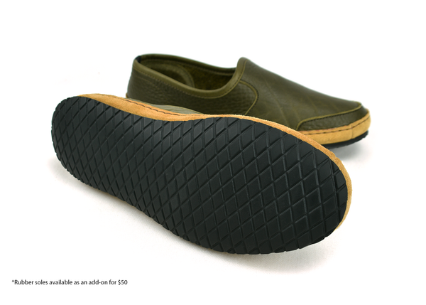 Vermont House Shoes: Loafer - Olive