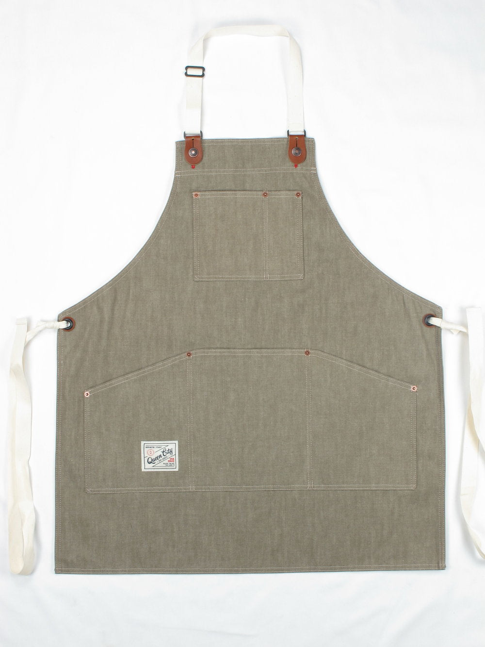 Handmade Denim Apron – Shop, Studio & Kitchen | Queen City Footwear